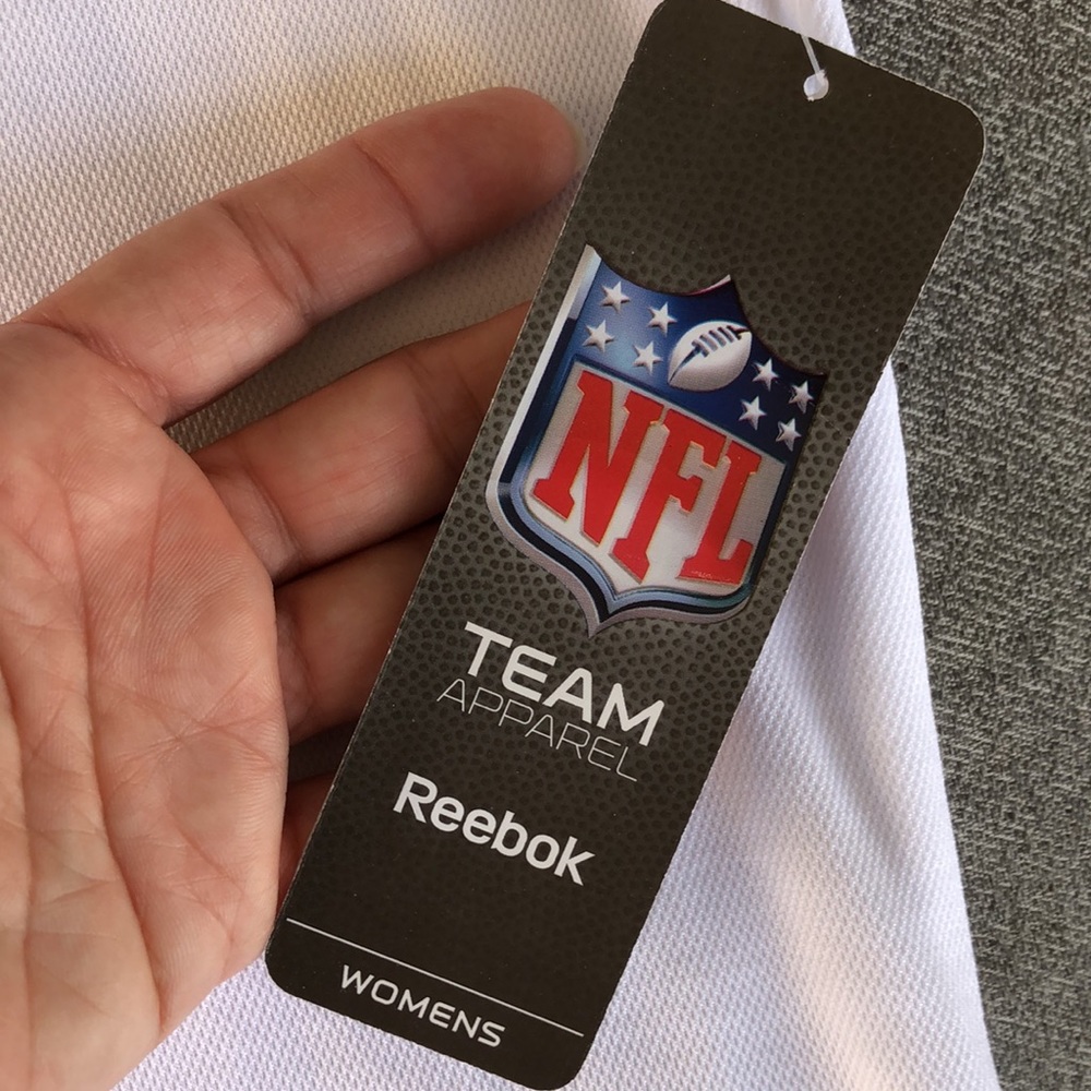 NWT! - REEBOK NFL Official NY GIANTS Button Front Short Sleeve - Picture 6 of 9
